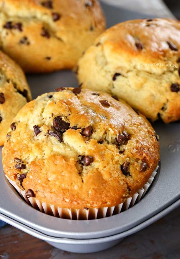 BakeryStyle Chocolate Chip Muffins Taste of the Frontier