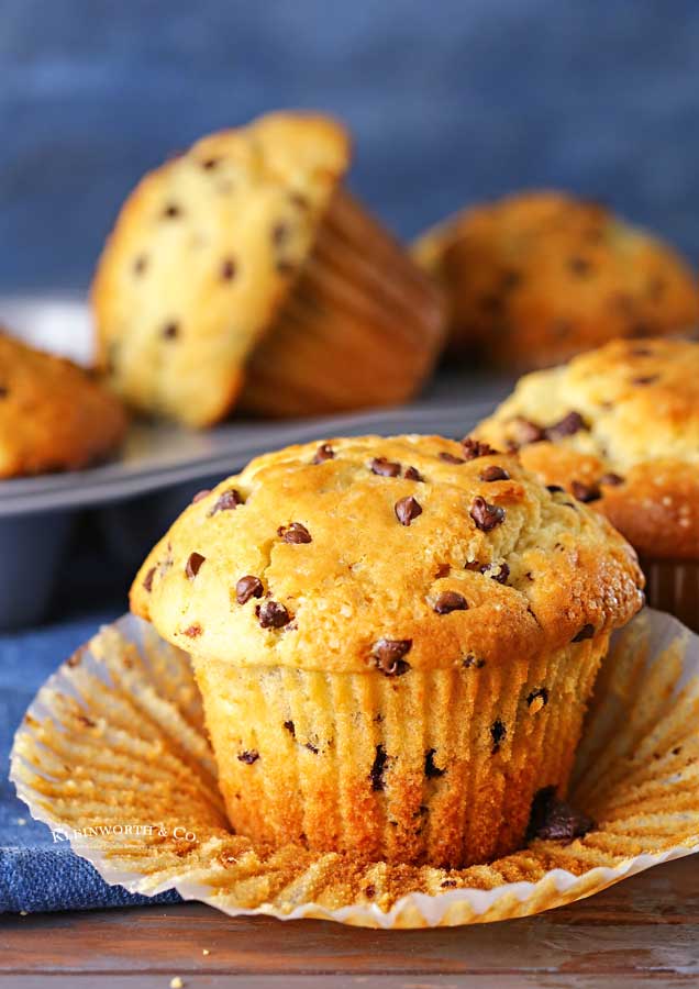 JUMBO Bakery-Style Chocolate Chip Muffins Recipe