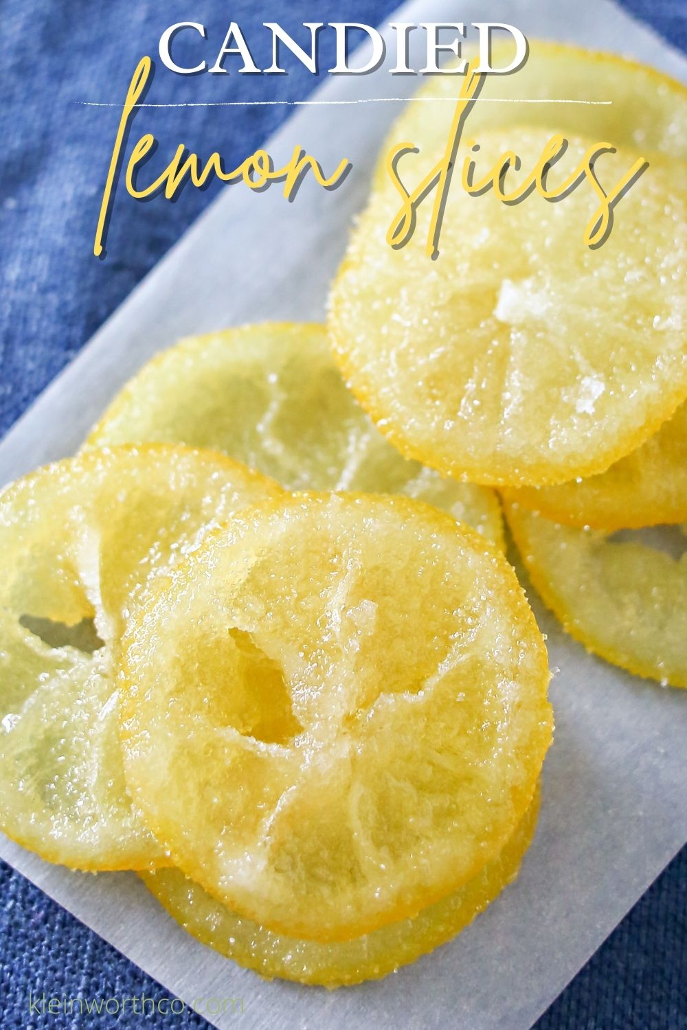 Candied lemon slices yummi haus