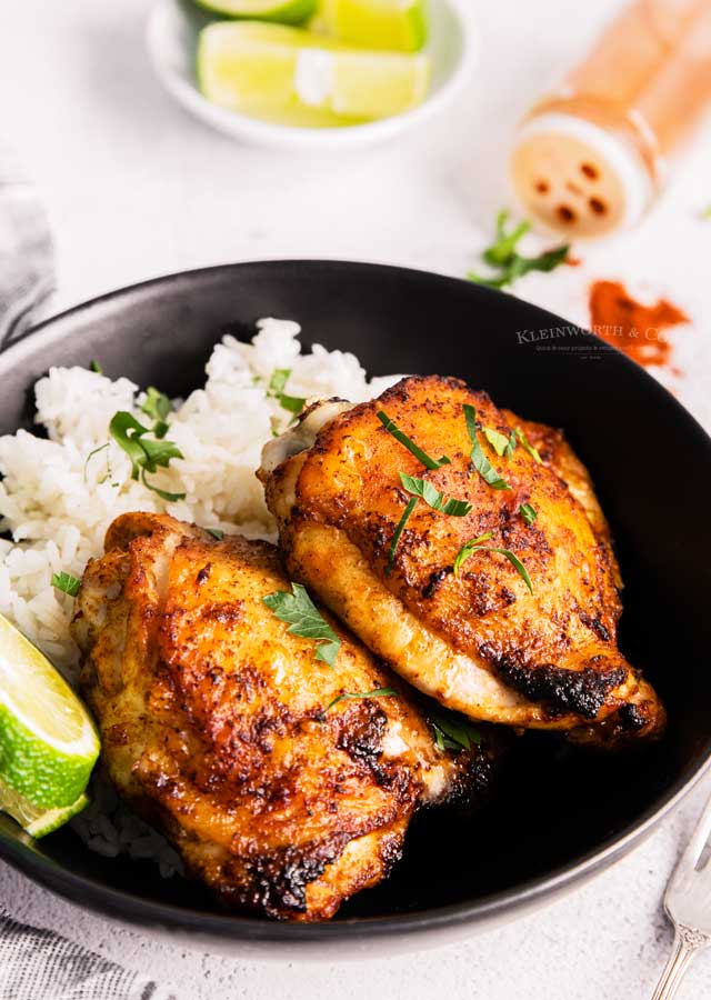 AIR FRIED KASHMIRI LIME GRILLED CHICKEN IN KALORIK MAXX, 30 MINUTE MEALS