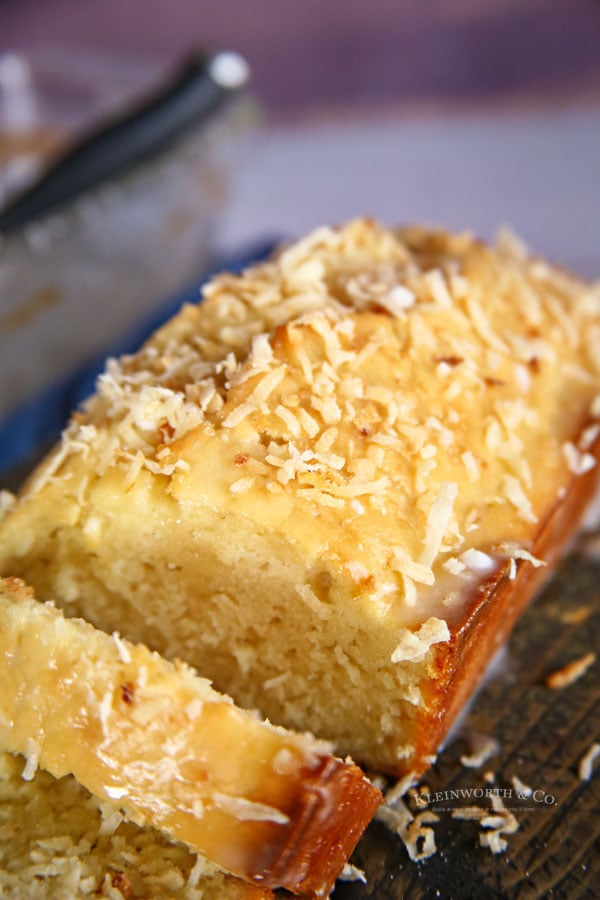 glazed coconut bread