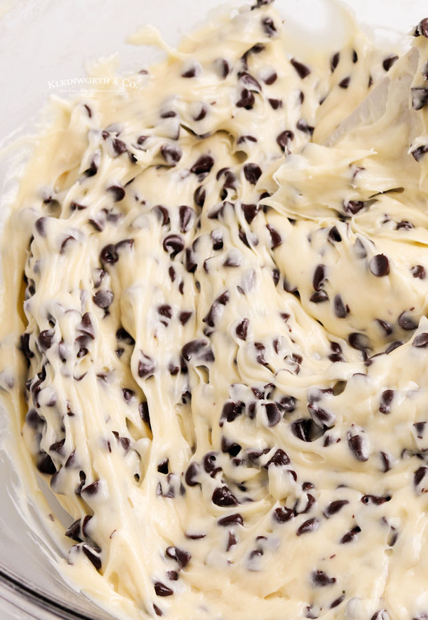 Cookie Dough Dip with chocolate chips