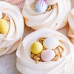 Easter Egg Meringue Nests