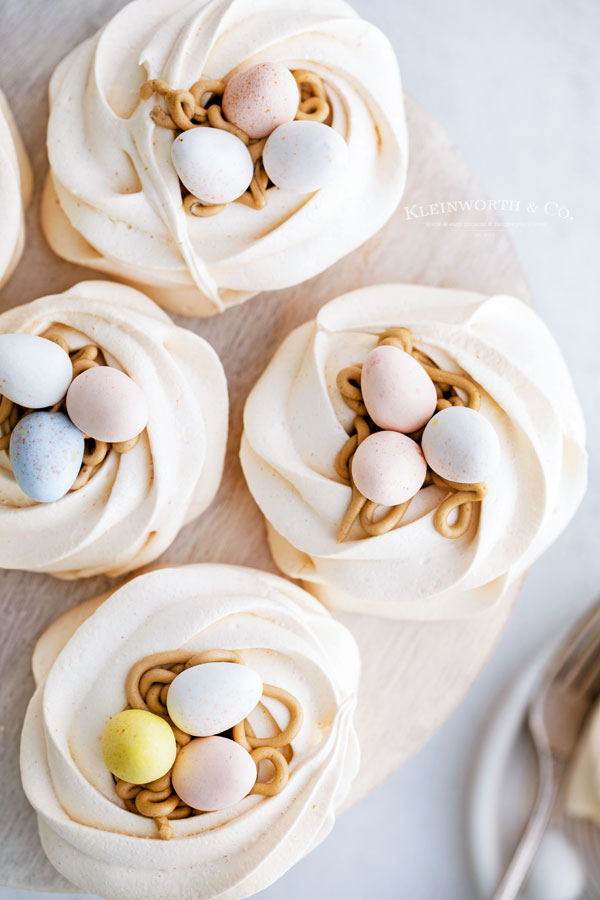 cookie meringue nests