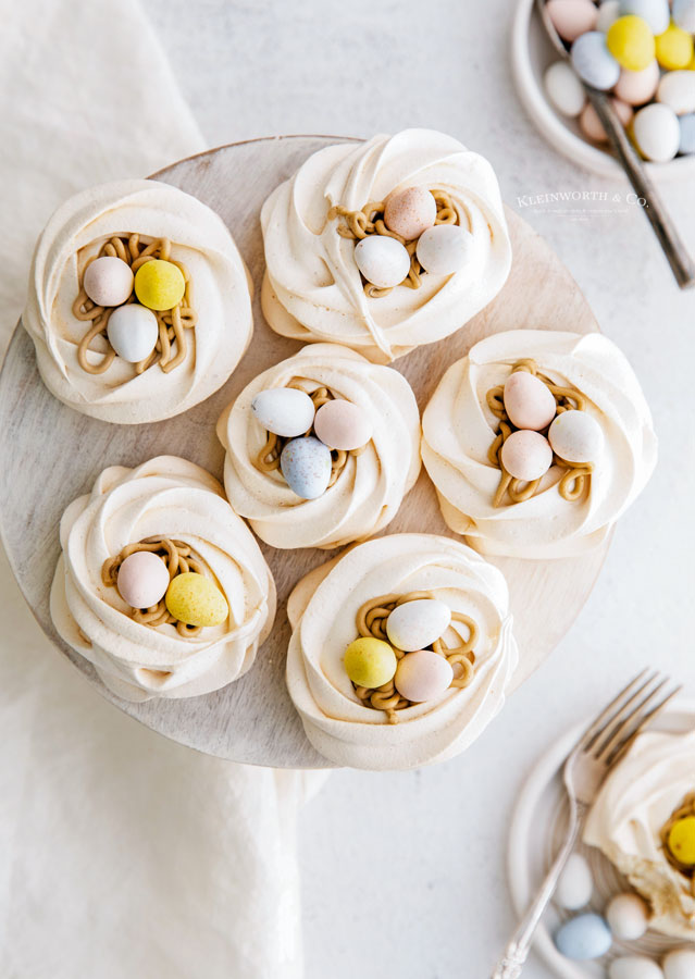 holiday Meringue Nests