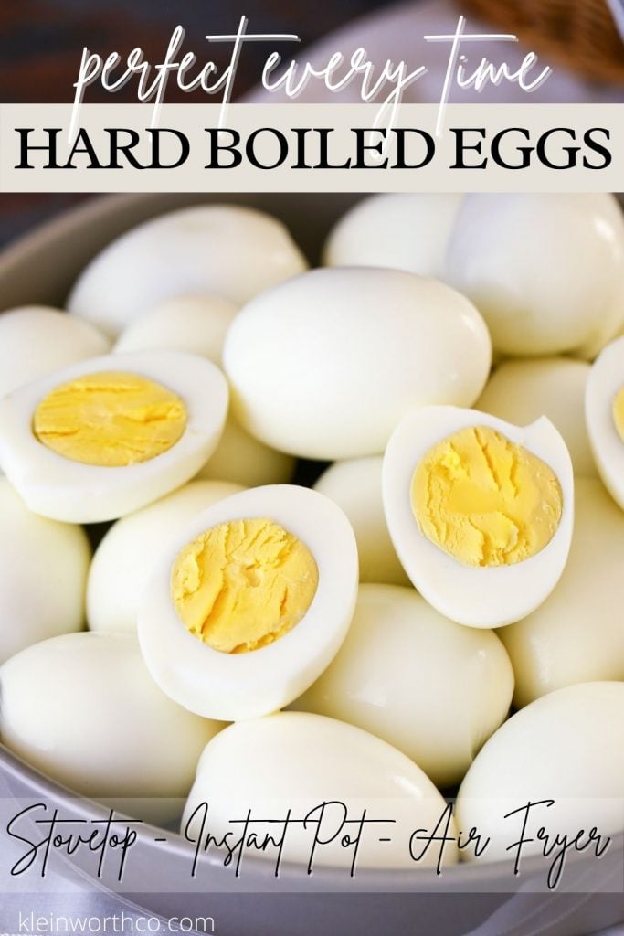 Hard Boiled Eggs - Stovetop- Pressure Cooker - Air Fryer