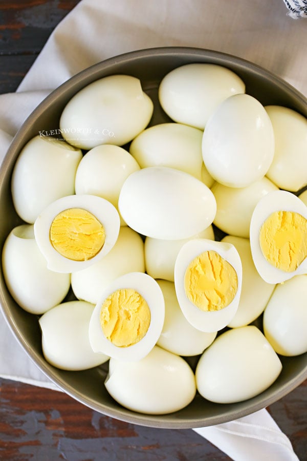 hard eggs for egg salad