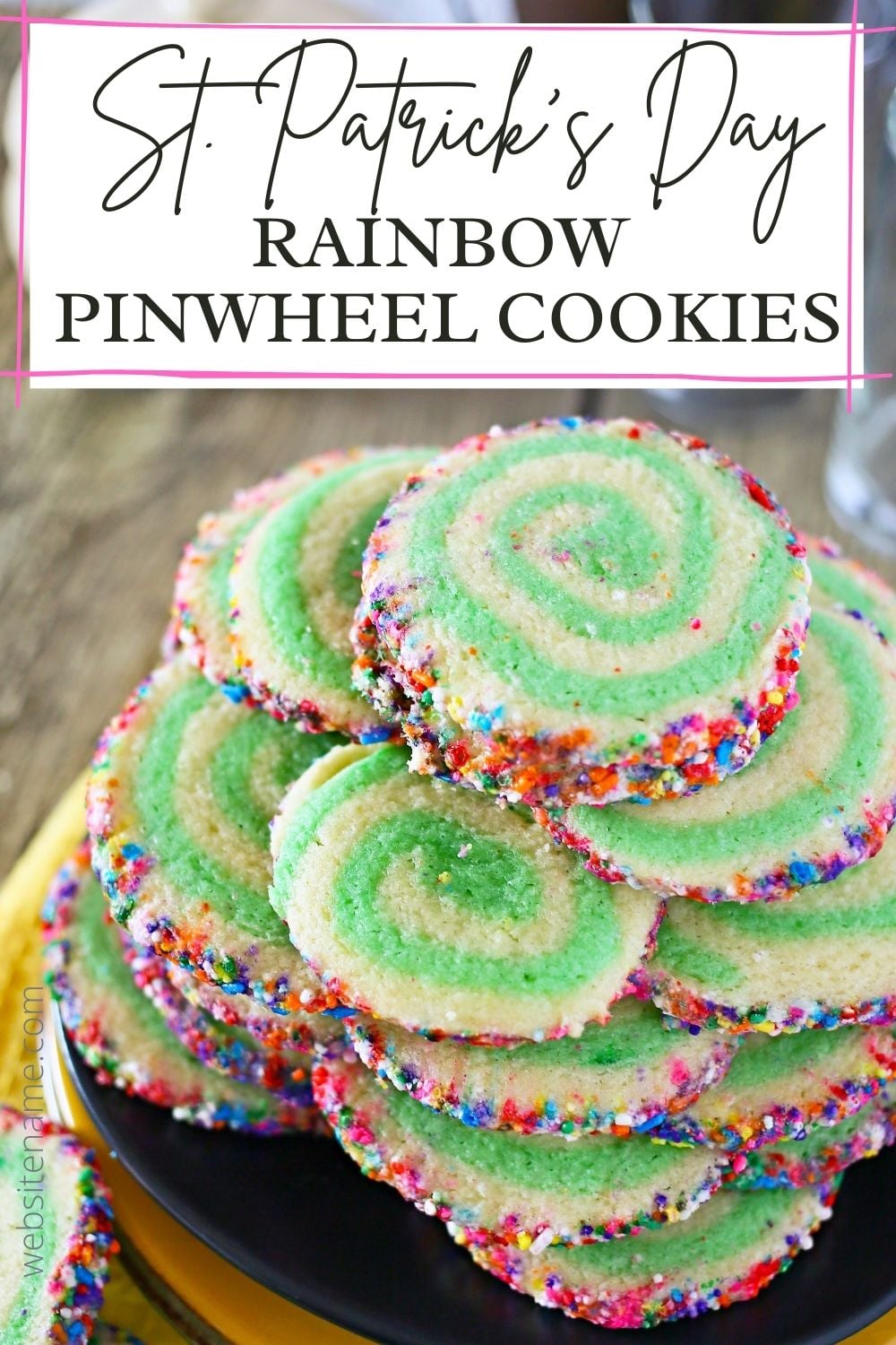 Rainbow Pinwheel Cookies Taste of the Frontier