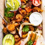 recipe for Sheet Pan Shrimp Fajitas