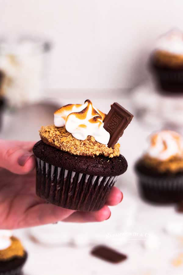 birthday S'mores Cupcakes