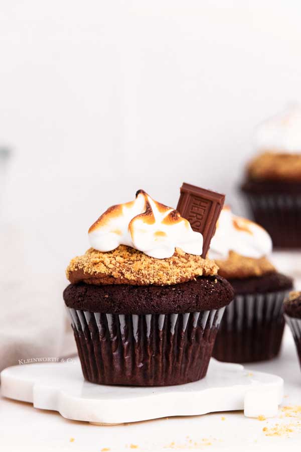 homemade S'mores Cupcakes