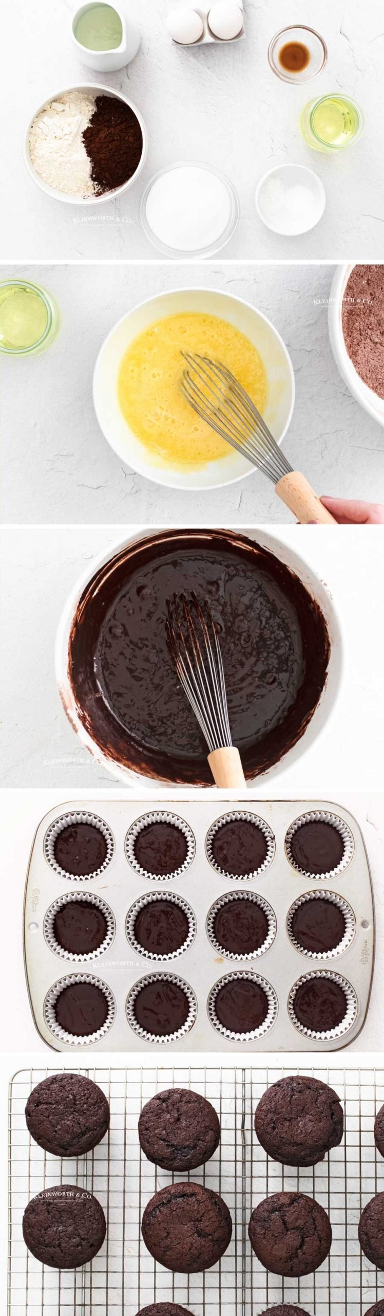 how to make chocolate cupcakes