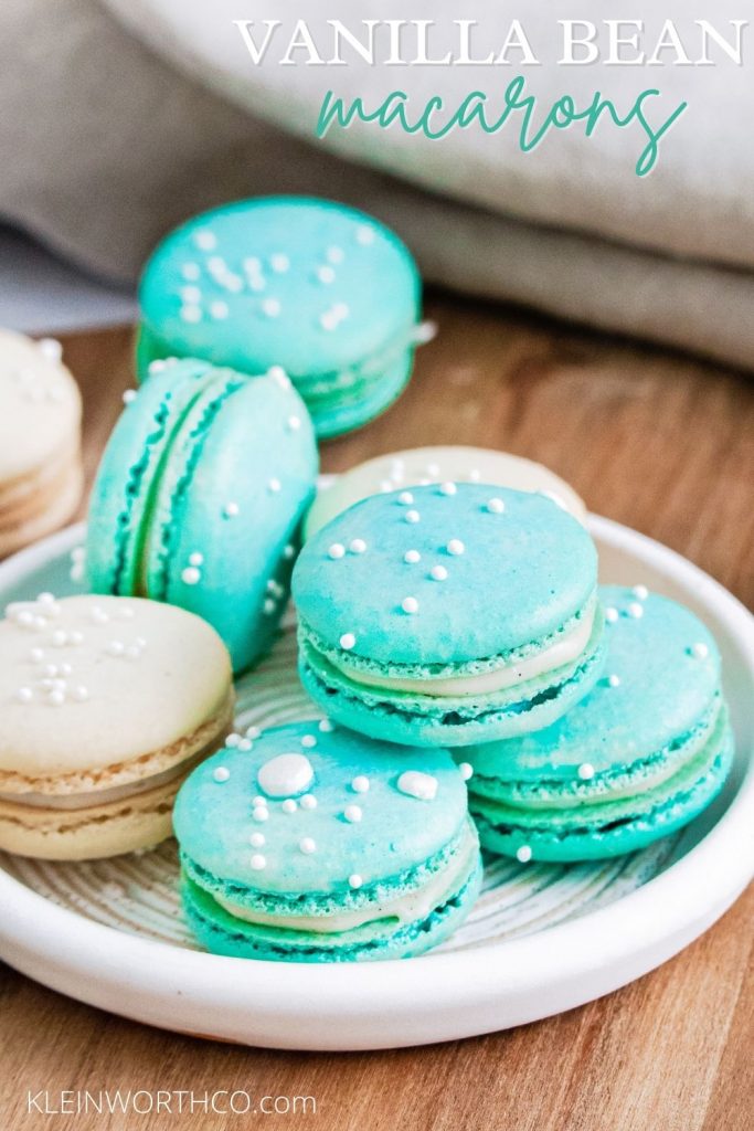 Vanilla Bean Macarons