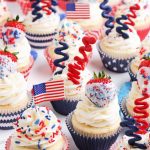 Red White and Blue Cupcakes