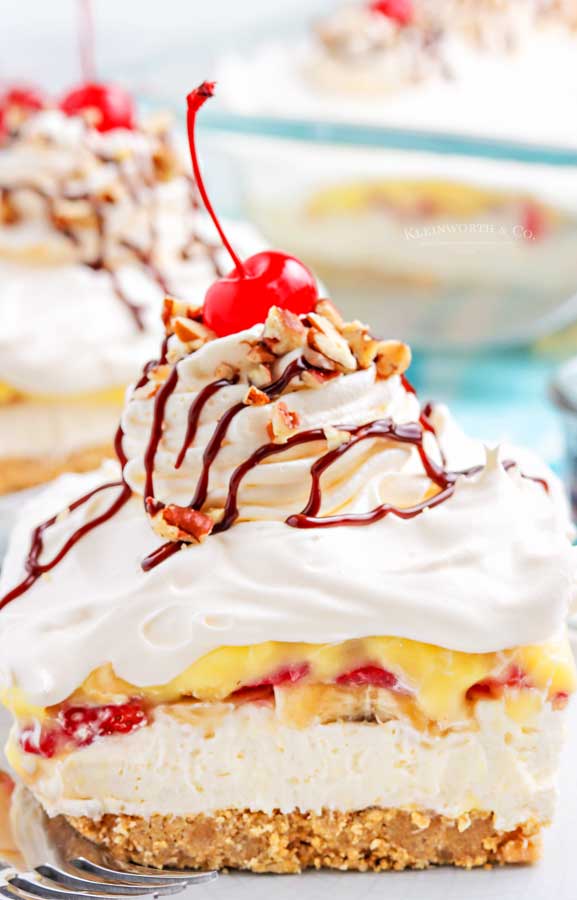 Banana Split Cake - Kleinworth & Co