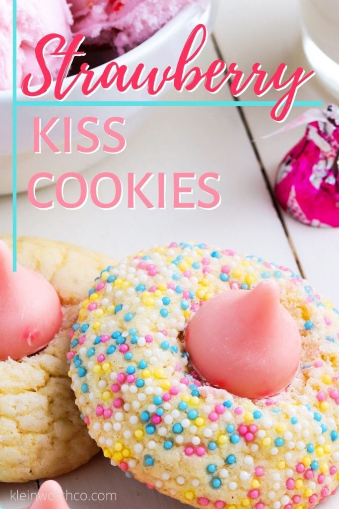 Strawberry Kiss Cookies