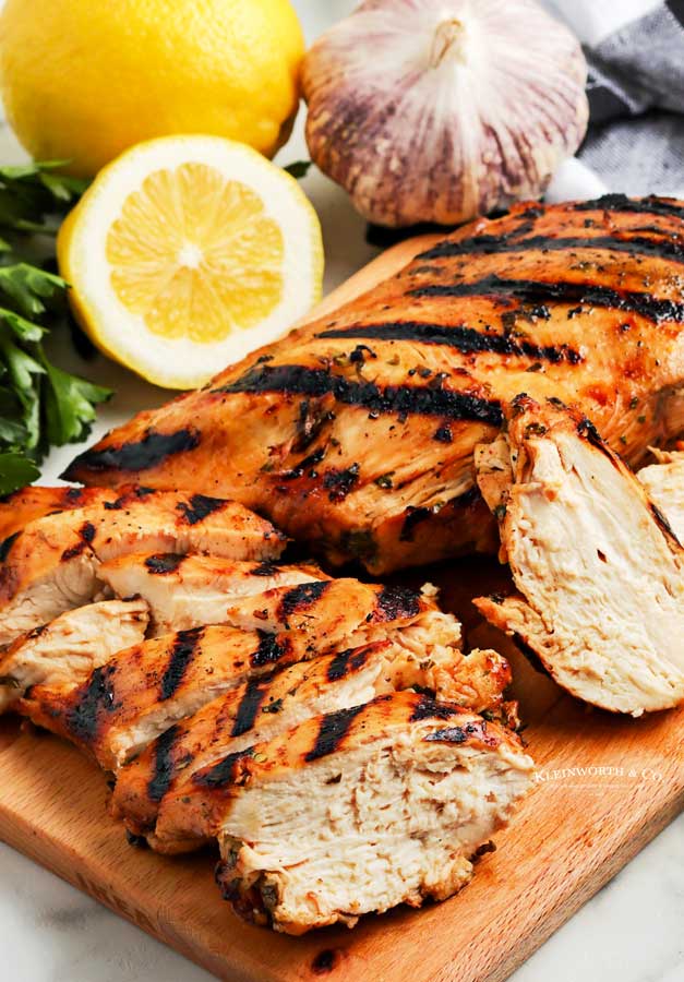 sliced chicken breast