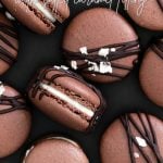 Chocolate Macarons with Salted Caramel Filling