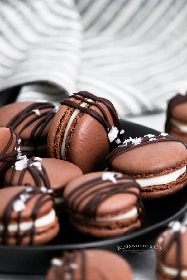 recipe for Chocolate Macarons