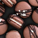 macaron cookies - chocolate salted caramel