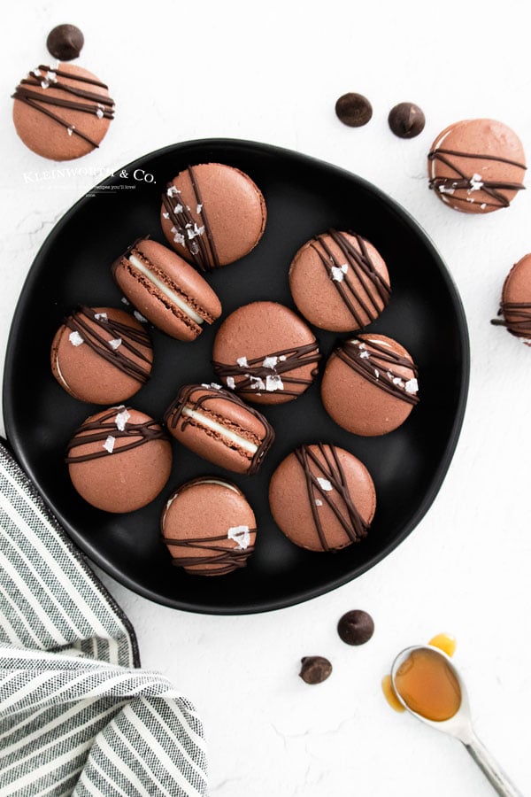 recipe for Chocolate Macarons