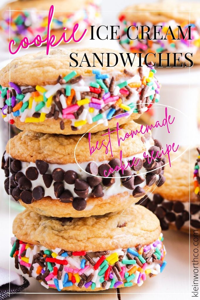 Cookie Ice Cream Sandwiches