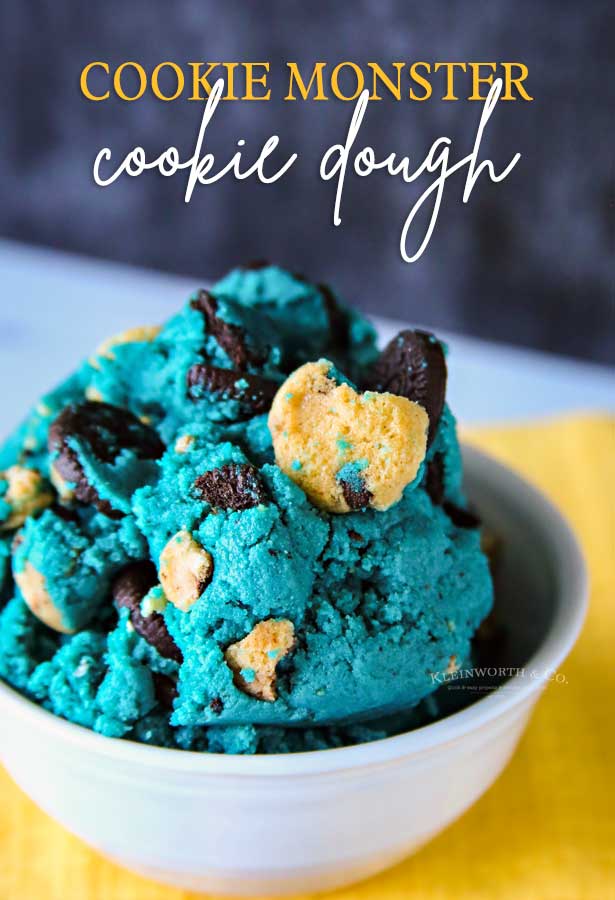 Cookie Monster Cookie Dough