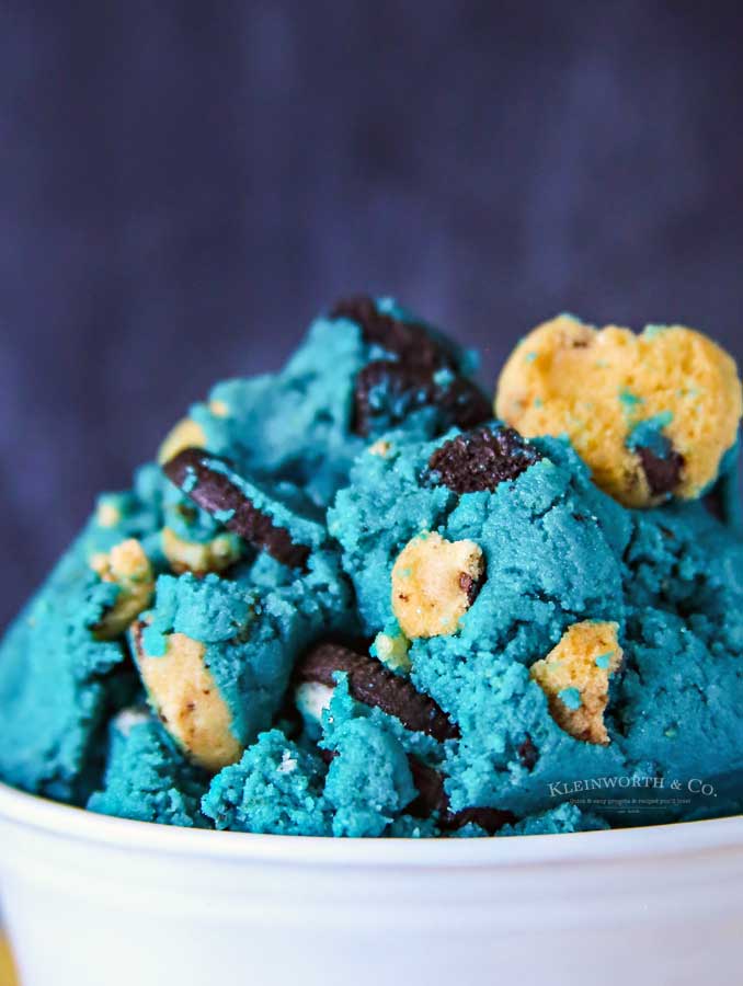 cookie monster dessert