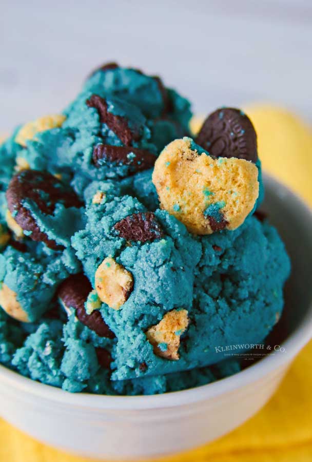 edible cookie monster dough