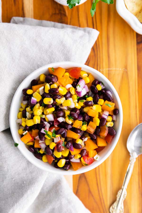 recipe for Corn and Black Bean Salsa