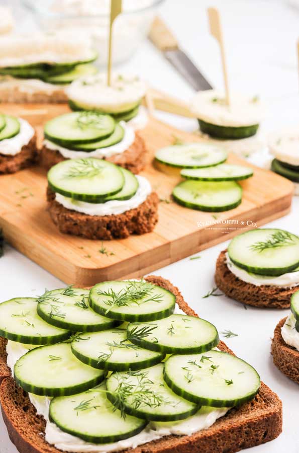 cucumber on bread