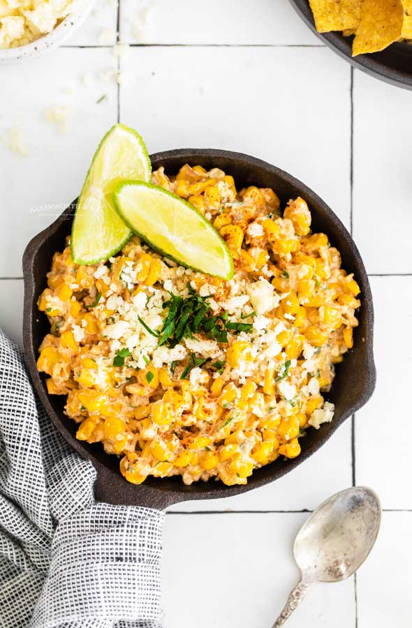 recipe for Mexican corn dip