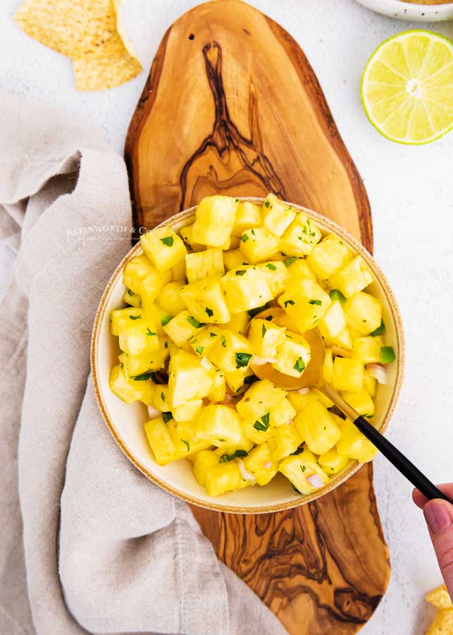 Sweet and Spicy Pineapple Salsa