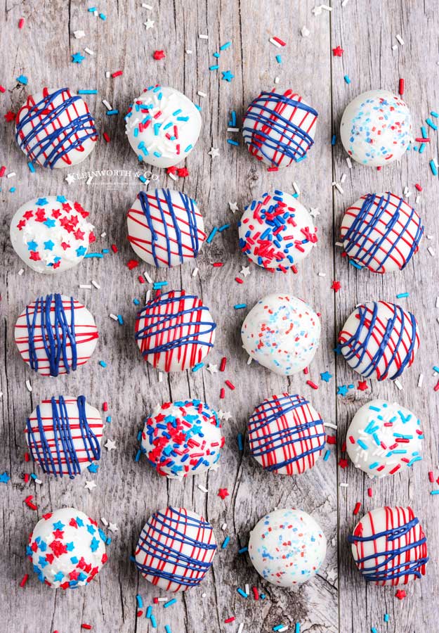 red white and blue dessert