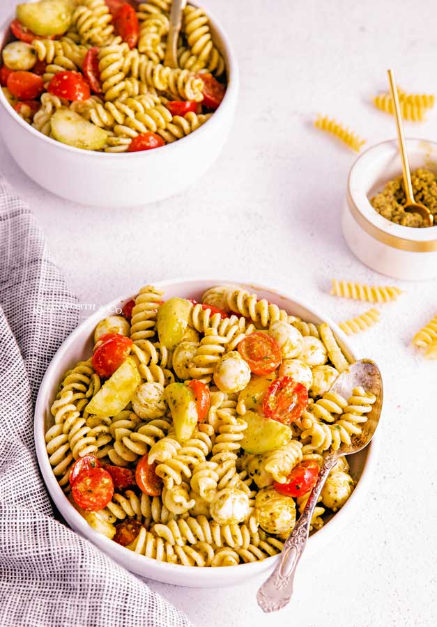 bbq side dish pesto pasta