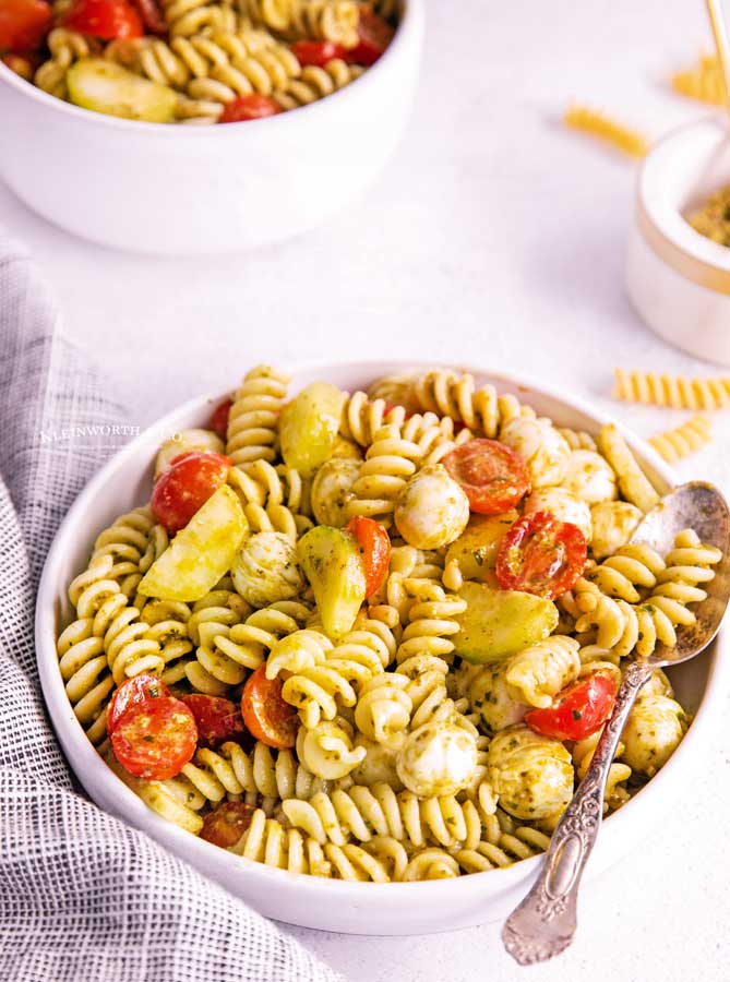 cold Pesto Pasta Salad