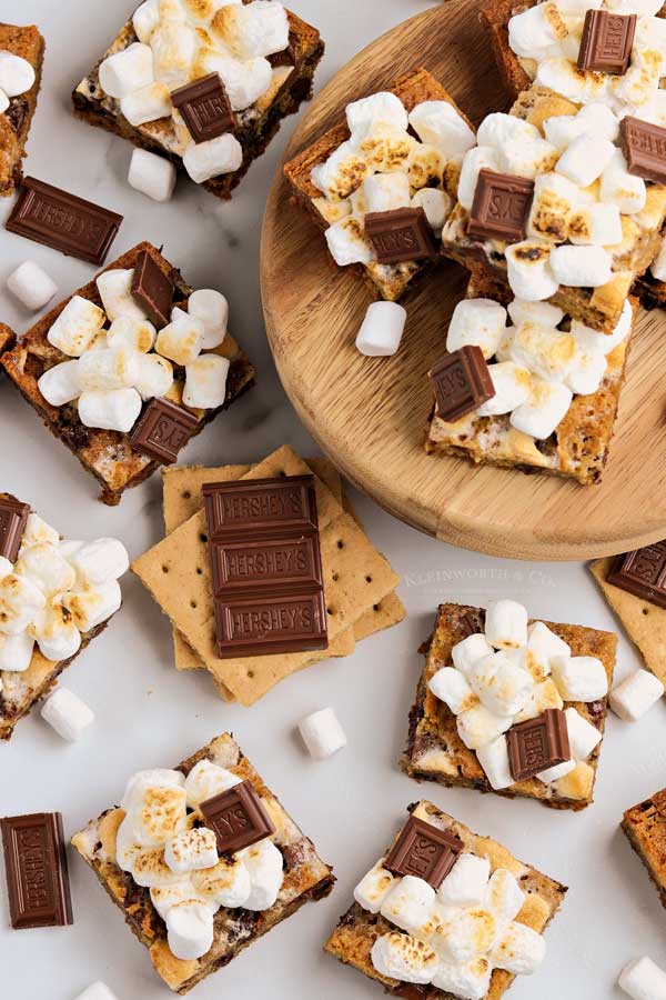 summer treat baked smores