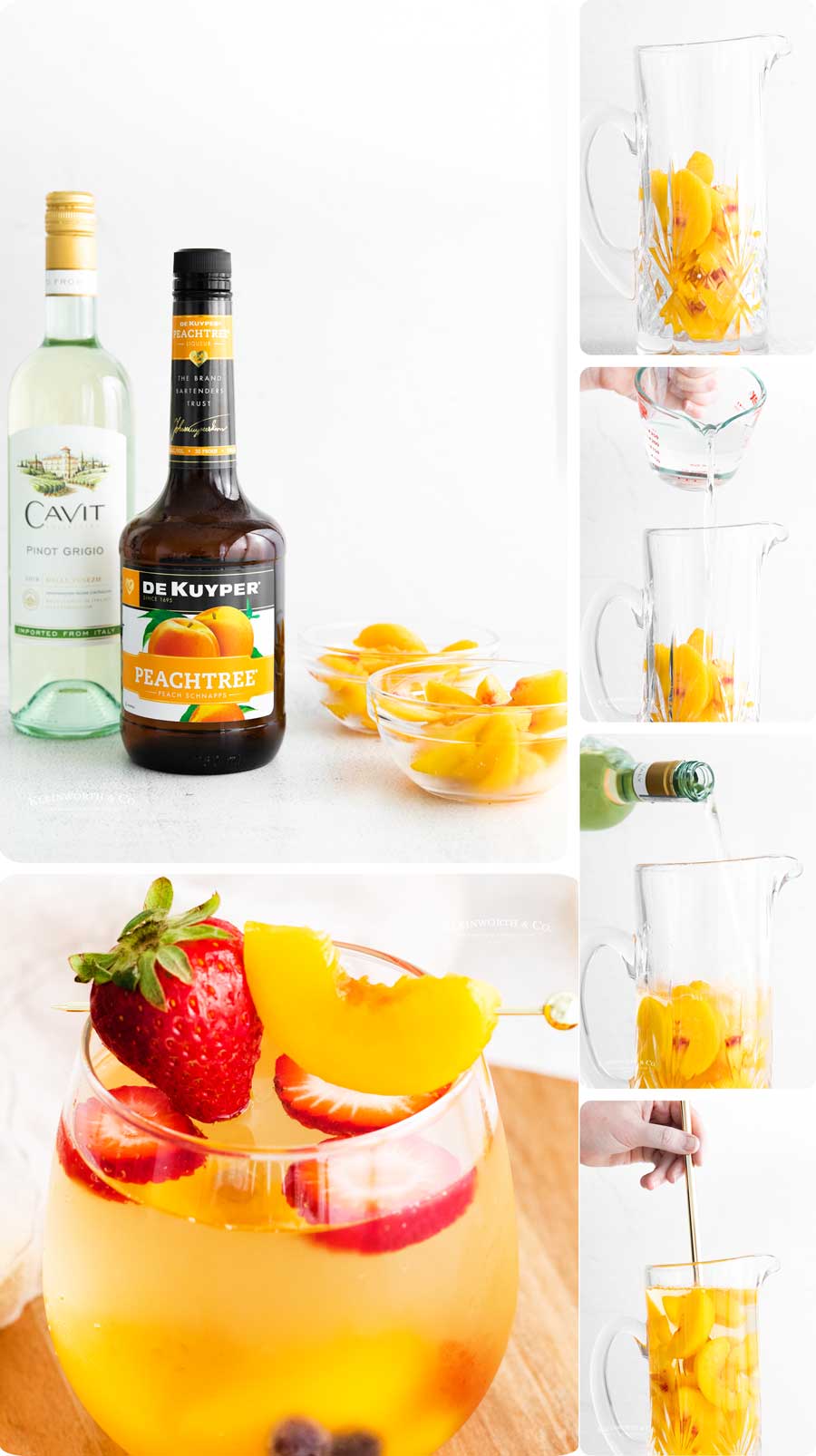 how to make White Peach Sangria