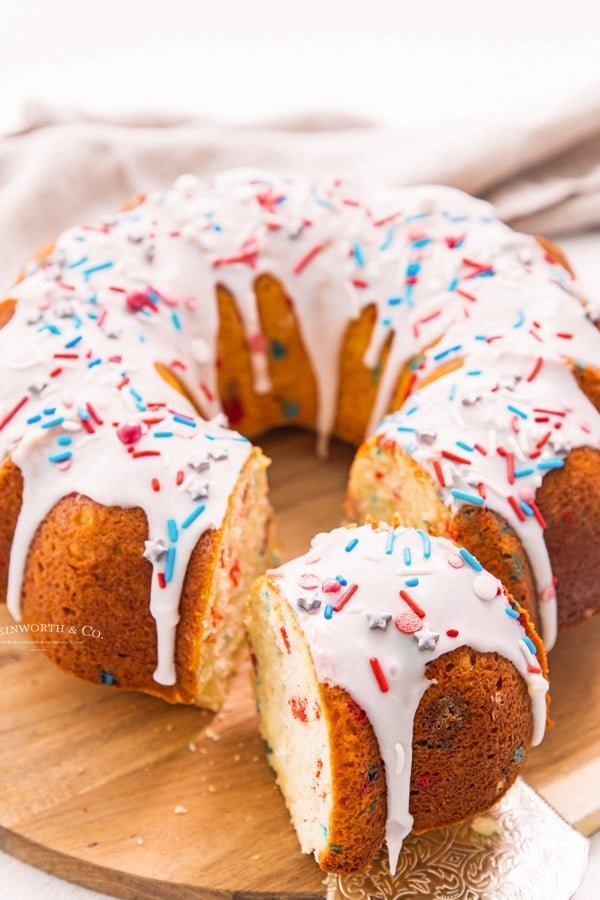 4th of July Bundt Cake