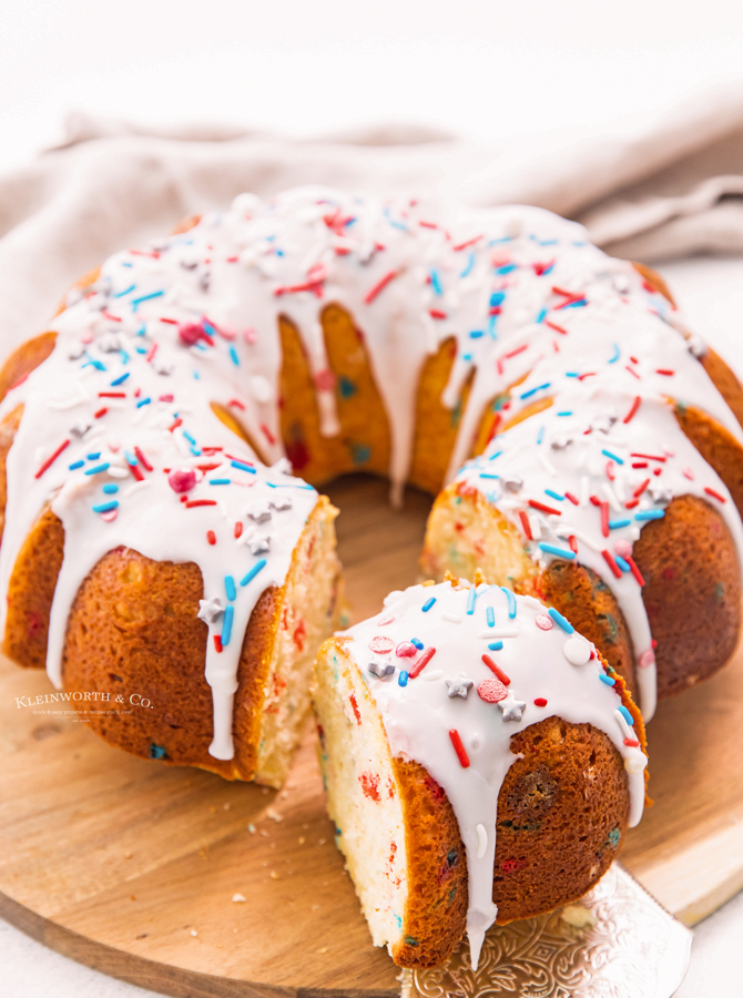 4th of July Bundt Cake