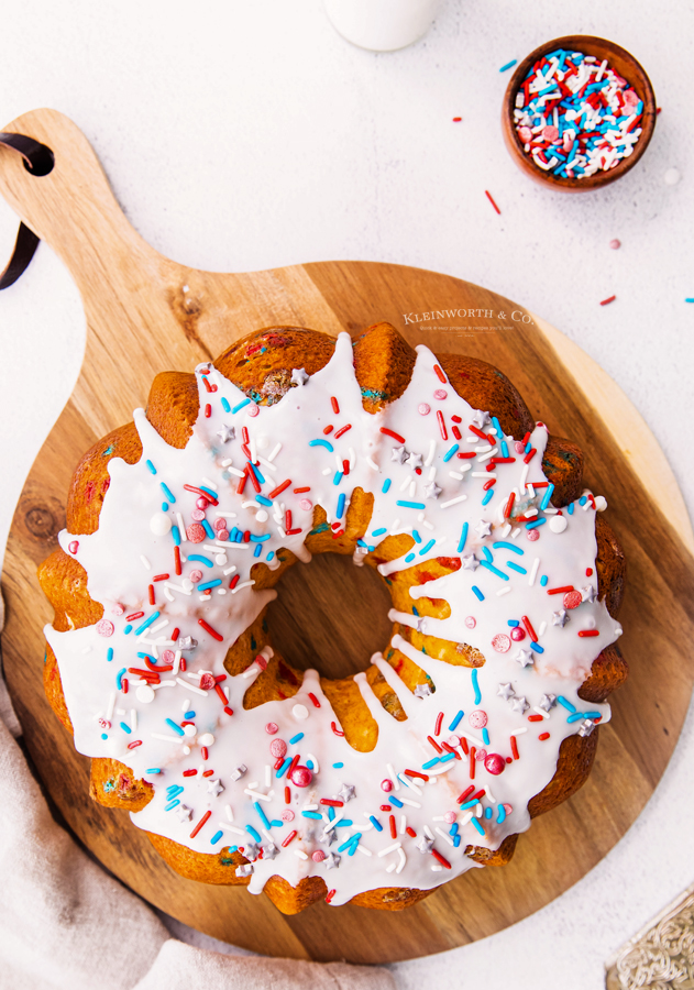 decorated 4th of July Cake