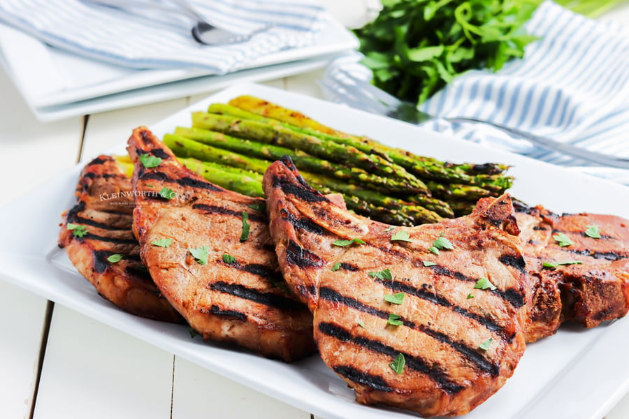 Traeger pork chops