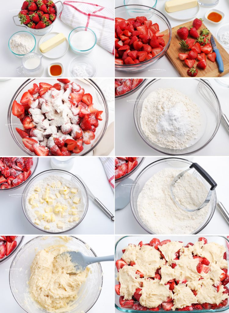 how to make Strawberry Cobbler