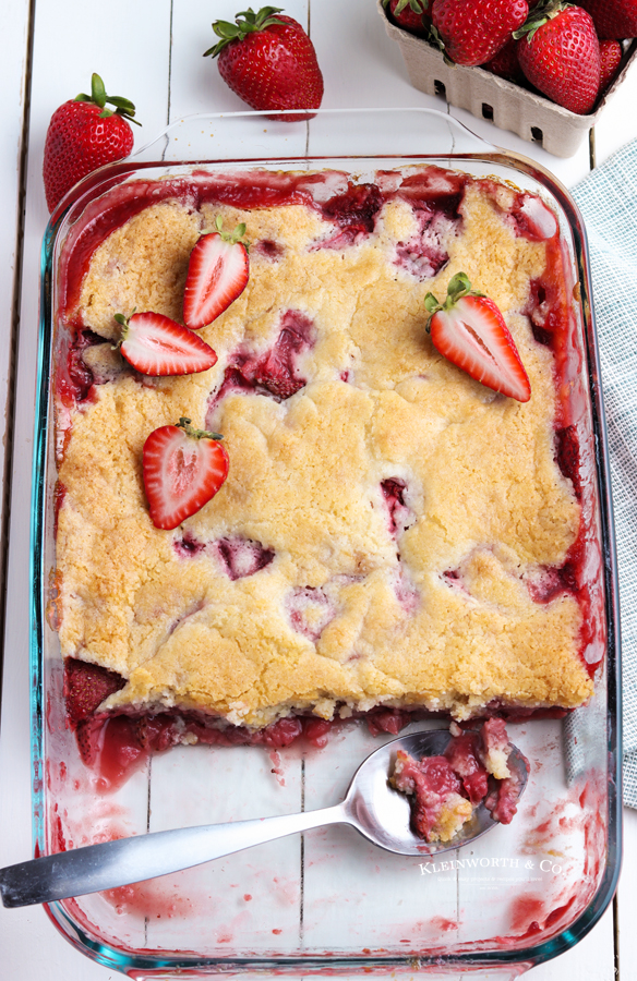 fresh Strawberry Cobbler