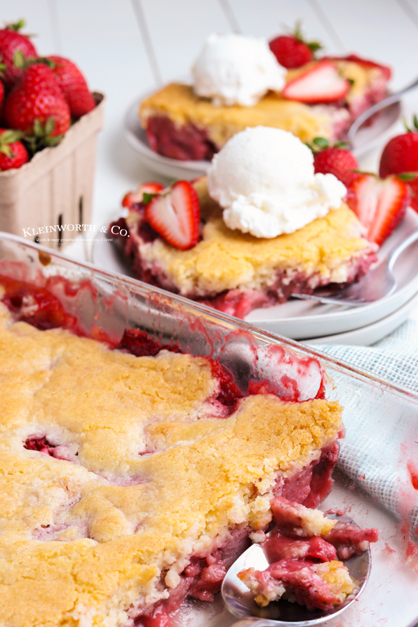 homemade Strawberry Cobbler