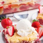 potluck Strawberry Cobbler