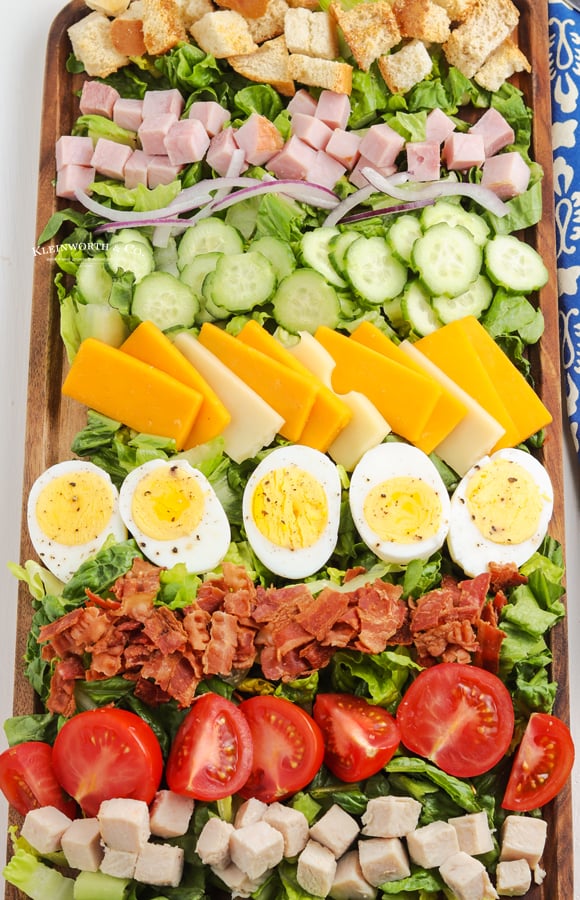 platter of salad