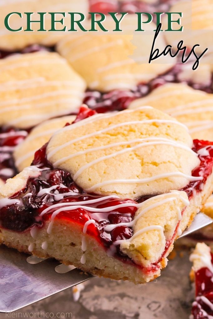 Cherry Pie Bars or Kuchen Bars