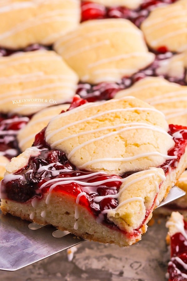 cherry pie cookie bars