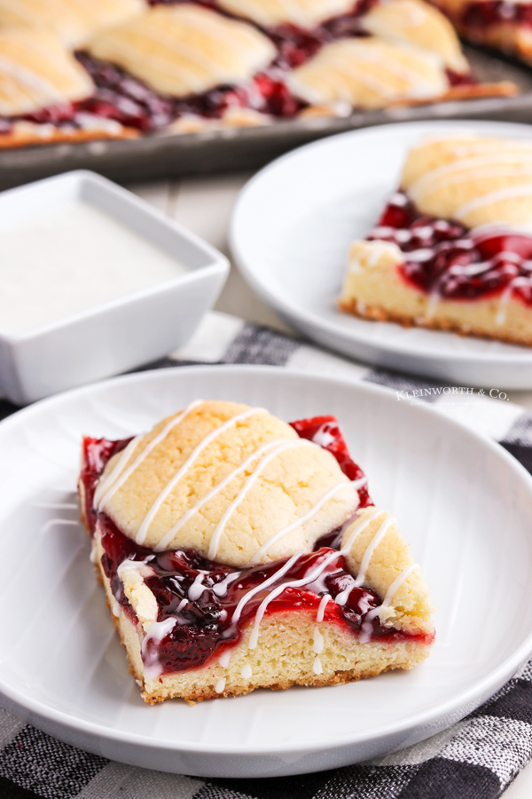 cherry pie cake bars